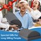 Foot Rest for Under Desk at Work Adjustable Foam for Office, Work, Gaming, Computer, Gift, Home Office Accessories Back & Hip Pain Relief (Grey)
